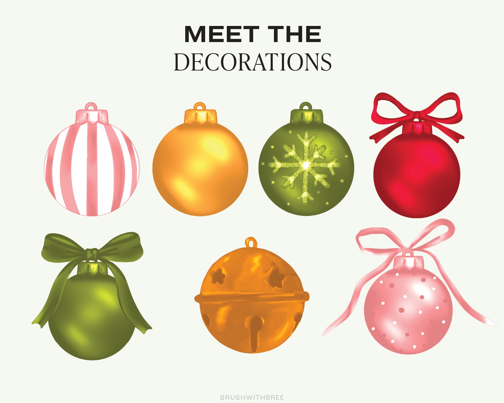 Wreath and Garlands for Procreate Brush Set